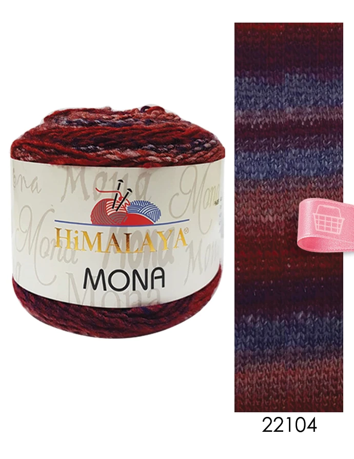 Himalaya Mona ciasto przędzy 100g dzierganie ręczne szydełkowanie wełny Gradient Ombre barwny Beanie szal Cowl szalik kobiety DIY miękkie Alize