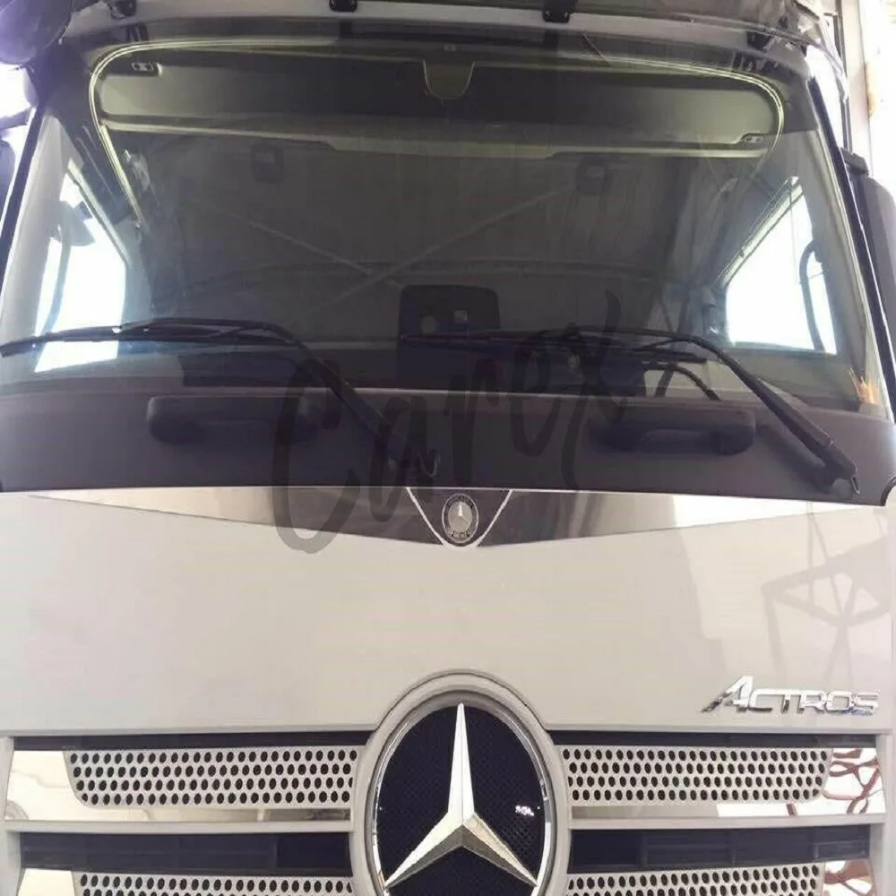 

Передняя Накладка для Mercedes Actros MP4, супер полированная нержавеющая сталь, 3 шт. совершенно новые, Сделано в Европе, толщина стали: 1 мм