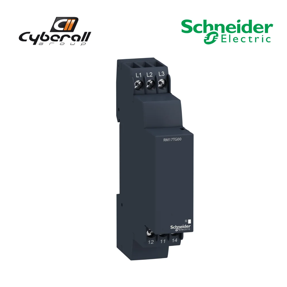 Schneider Electric - Cyberall - Rele power control trifasico 5A and 1 or 2 contacts C/o 3 power outlets control circuit Tension 208-480V