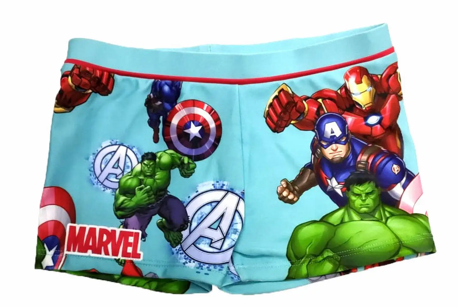 Marvel Avengers blue boxer shorts 8 years children's clothing summer textile