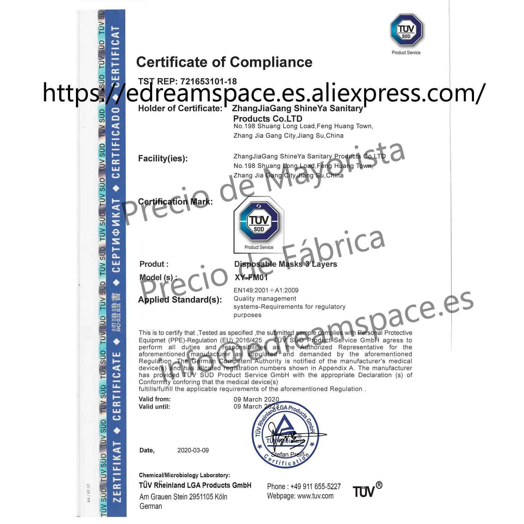 Adult Hygiene Masks Colors and Designs CE 3 Layers High Quality Masks Masks Promotion Mask Spain