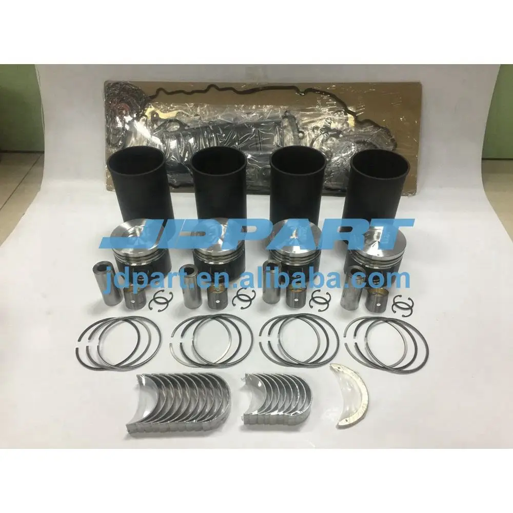 4M50 overhaul kit STD with liner kit gasket kit bearings thrust washer For 4M50 engine model