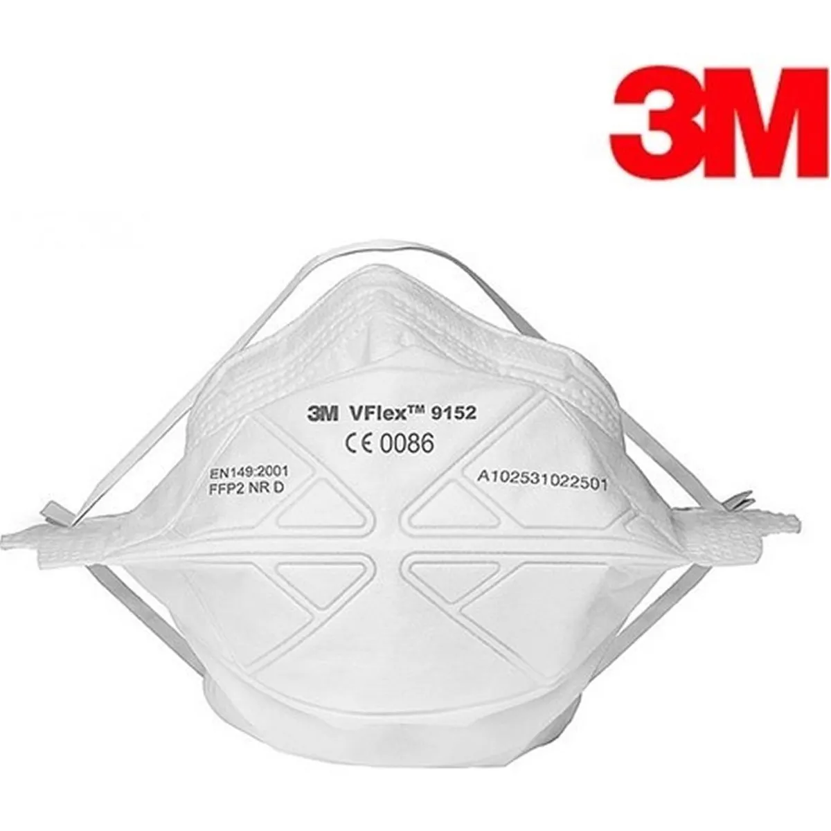 

3M 9152E VFex Original Certified Mask 15 Pcs/Box EN 149:2001 + A1:2009 FFP2 N R D