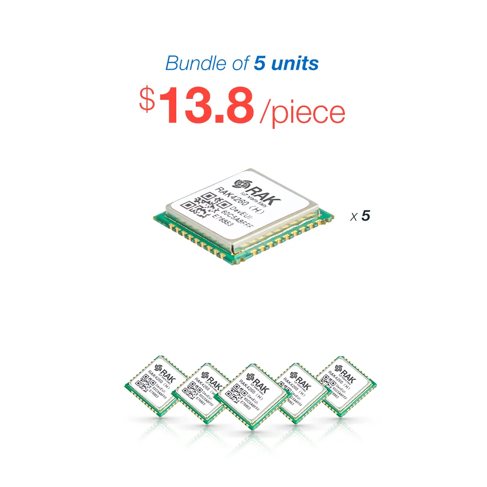 RAK4260 | ATSAMD34 | Module for LoRaWAN