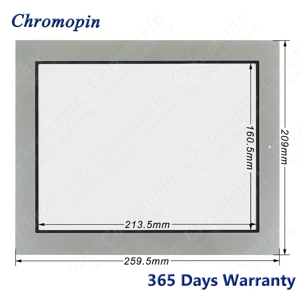 Touch Screen Panel Digitizer for Pro-face 3580208-01 3580208-02  AST3501-T1-AF AST3501-T1-D24 AST3501W-T1-D24 with Front Overlay