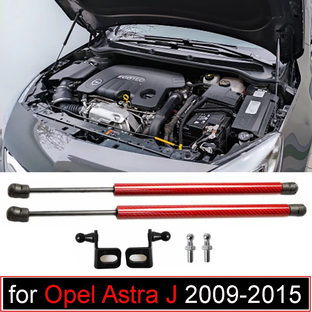 Amortyzatory do Opel Astra J 2009-2015 Do Opel GTC Do Vauxhall Przednia maska silnika Modyfikacja amortyzatorów gazowych z włókna węglowego Podnośnik amortyzatora