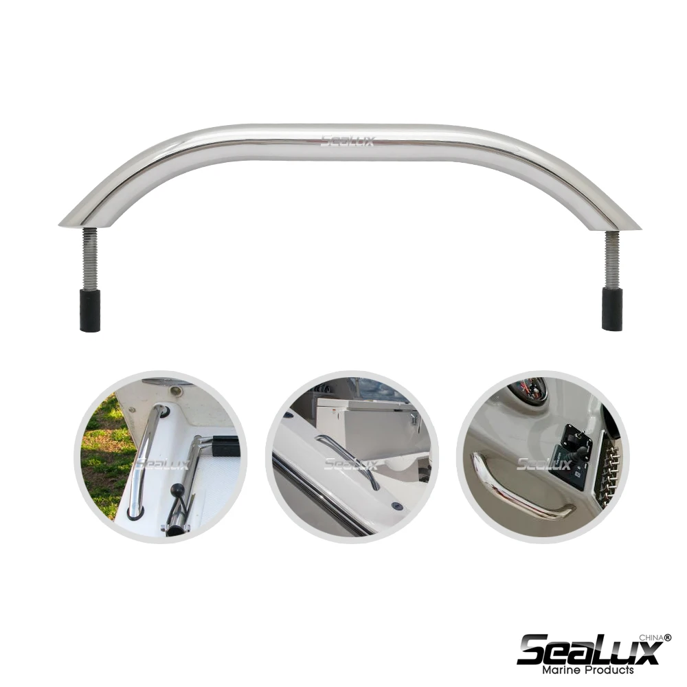 Sealux High quality Handrail 12 inch Stainless Steel 304 for Marine use Boat Accessories for Yacht