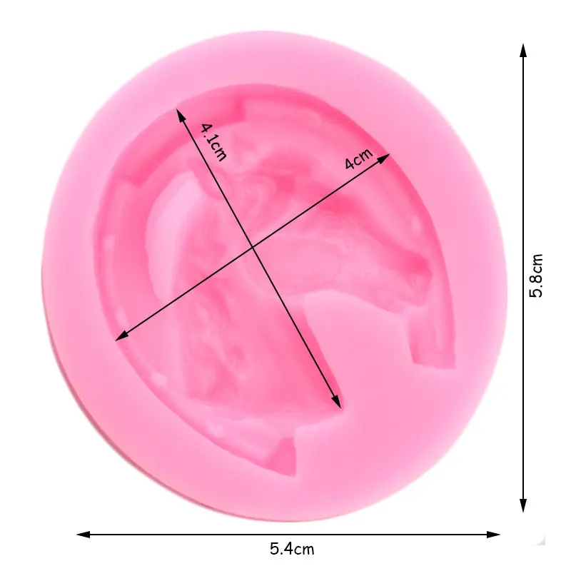 Horseshoe Silicone Mold Horse Fondant Cake Decorating Tools DIY Sugarcraft Cupcake Topper Candy Resin Clay Chocolate Moulds