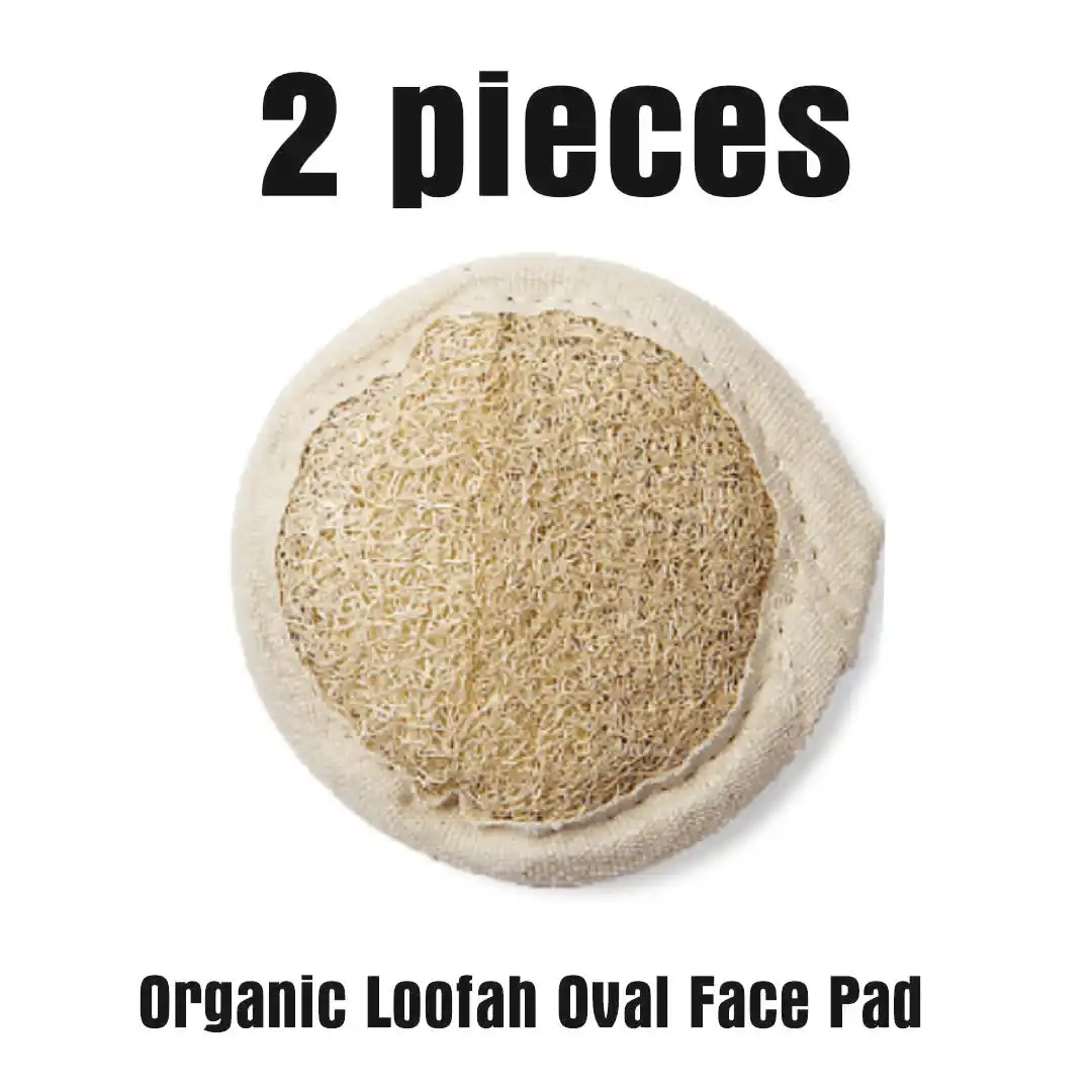 

DecoBella Organic Loofah Back Massage , Loofah Glove , Loofah Oval Face Pad Toweled Sponge