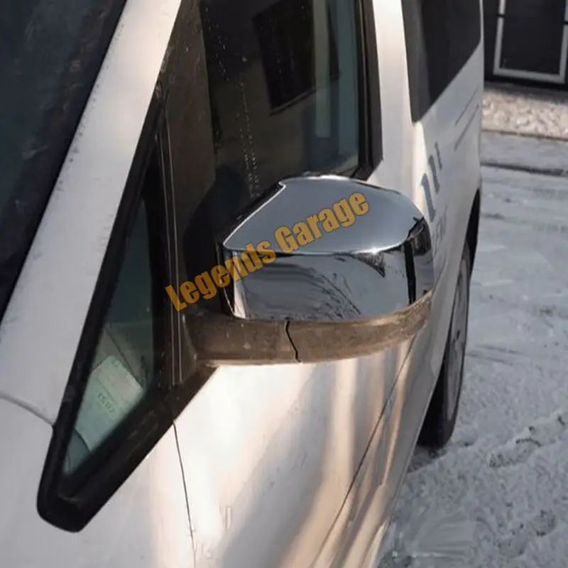 For Volkswagen VW Caddy Chrome Mirror Cover ABS 2015 and Later Models -Guard Cover Auto Styling Car Accessories Modifed Chromium