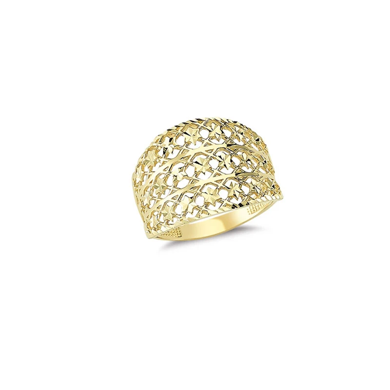 14K Solid Gold Elegant Ring for Women