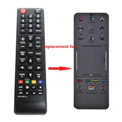 Controle remoto para samsung 3d smart tv embutido, controle remoto por toque de embutido