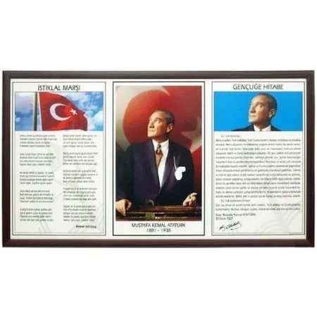 Ataturk Stood in Anthem Youth Hitabe Milli Sheet Set Triple 439608389