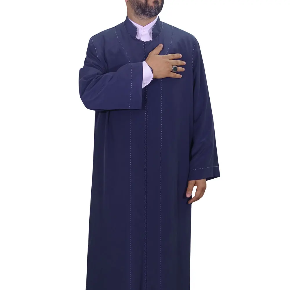 2022 robe pontuado arábia saudita vestidos muçulmanos qamis homem jubba thobe robe namaz dubai abaya gomis homme