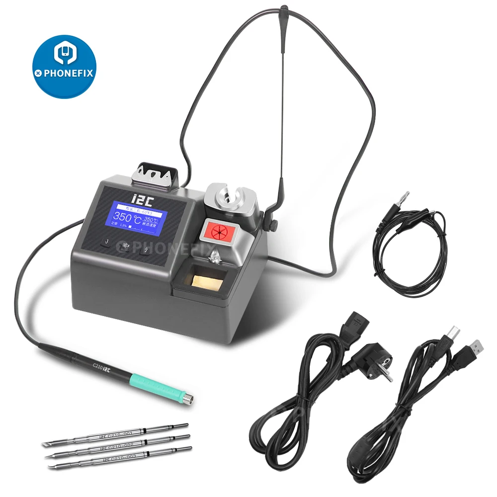 i2C 2SCNi Smart Soldering Station for Mobile Phone PCB Welding Repair Compatible with JBC C115/C210/C245 Soldering Iron Tips