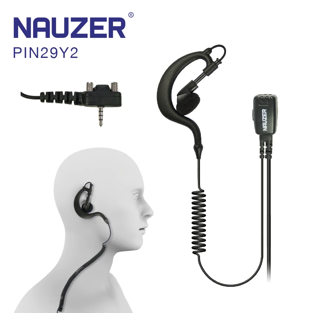 YAESU - VERTEX PIN-29-Y2 NAUZER Pinganillo/Micro-earphone for a jack Walkies with screws for VERTEX and YAESU