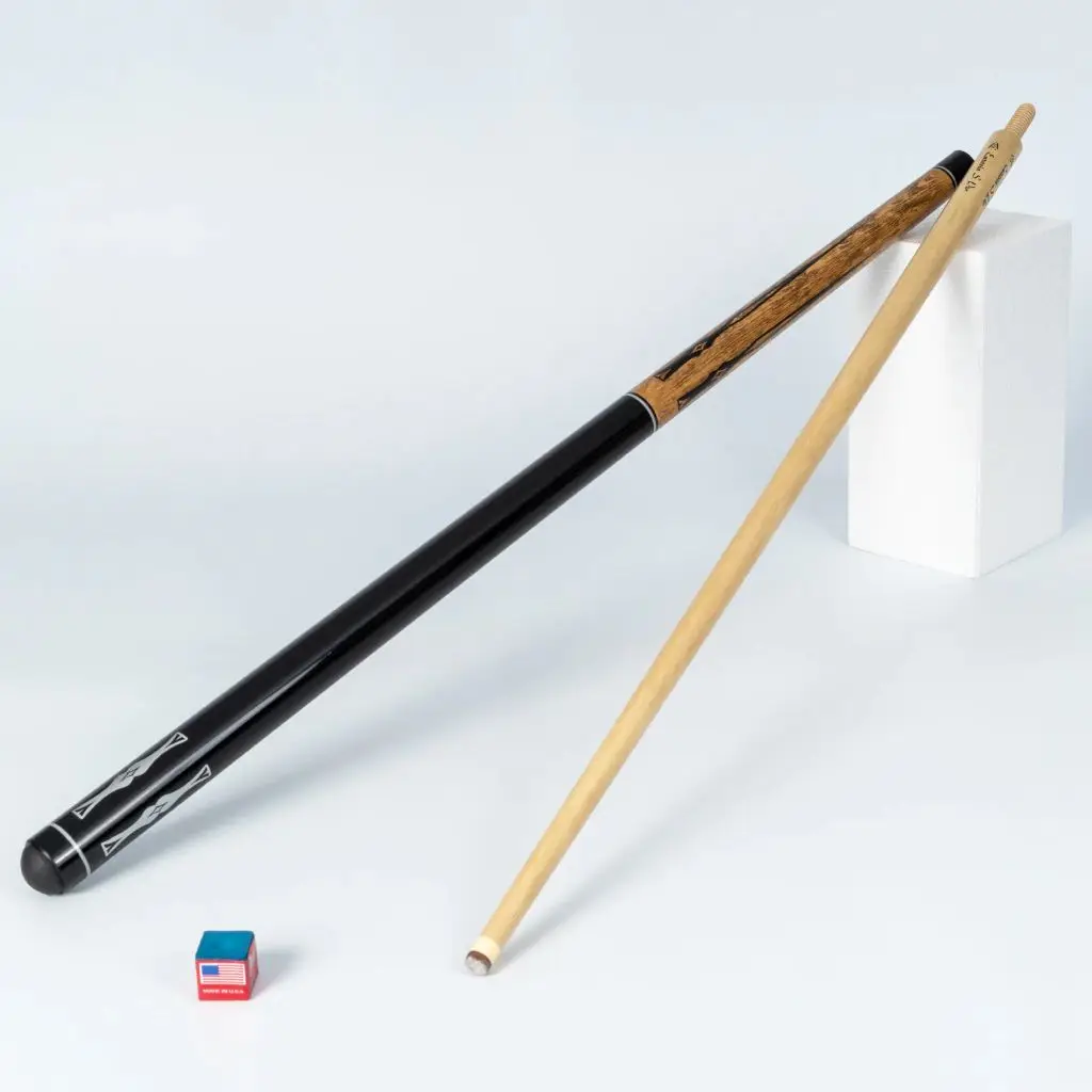 Eurasia Super Pro Billiard Maple Tree 1/2 Split Cue 145-147 CM Wooden Screw Wooden Brown