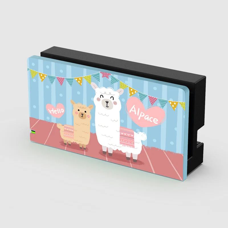 Nintendo Switch用のパーソナライズされた保護ケース,日本のマンガ,素敵な装飾,ステッカー付き