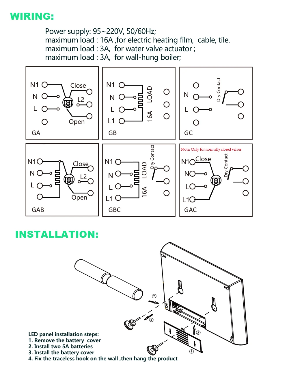 Imagem -06 - Qiumi rf Inteligente Sistema de Controle de Temperatura para Gás Individual Caldeira de Água Aquecimento Funciona com Alexa Google Casa Contato Seco