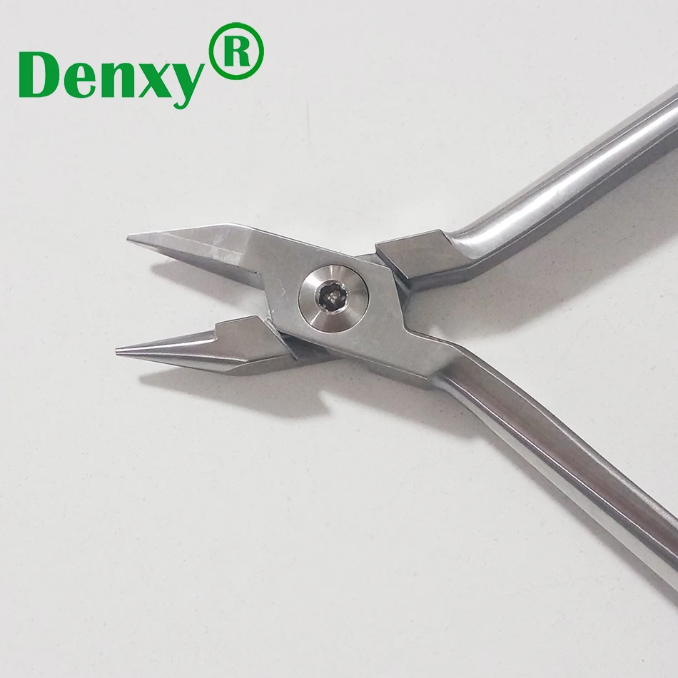 Denxy 1pc Orthodontic Light Wire Pliers Bending Ortho Arch Wire Forceps Dental Stainless Steel Cutting Pincers