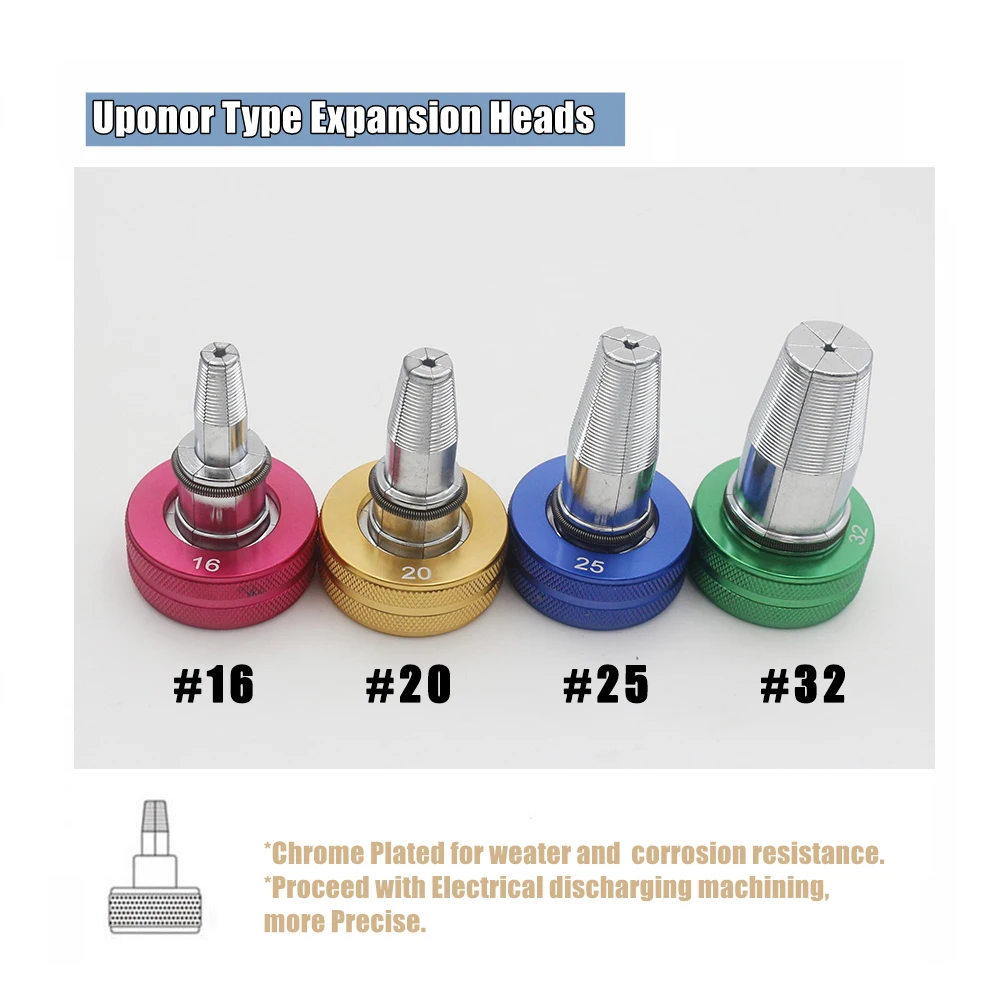 IGeelee Uponor PEX أنبوب أنبوب المتوسع PE-1632J من 16 إلى 32 مللي متر لتوصيل الماء والمبرد