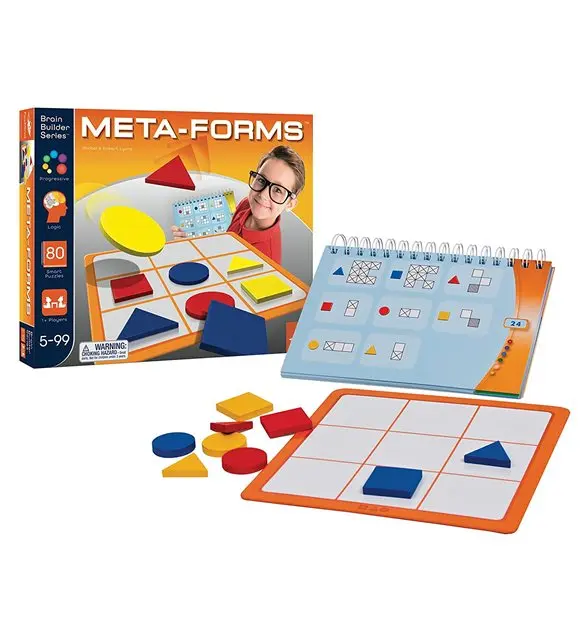 FoxMind Pal Meta-Forms, Desarrollador de inteligencia, juego de mesa de inteligencia y mente, premiado, coordinación y equilibrio, regalo para niños