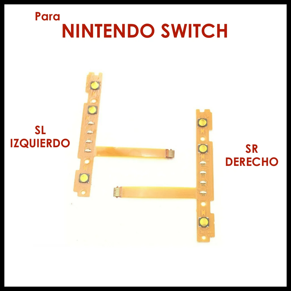 BOTONES DE REPUESTO PARA NINTENDO SWITCH BOTON SR SL SYNC CONSOLA CABLE FLEX NS