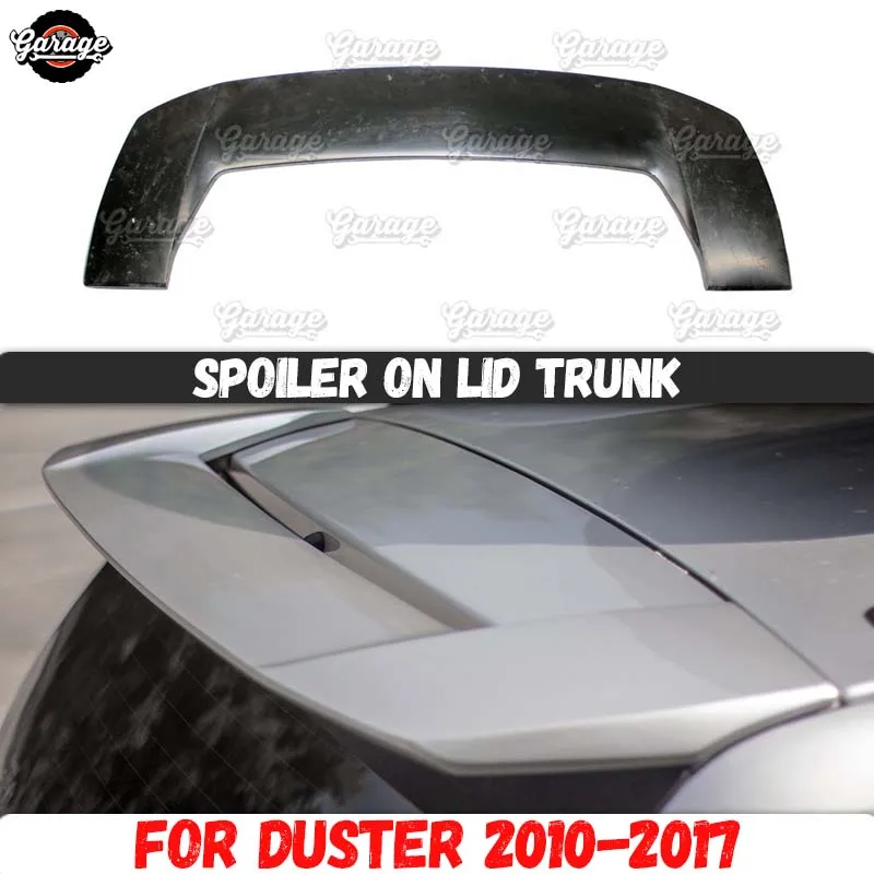 

Spoiler for Renault / Dacia Duster 2010-2017 on lid trunk ABS plastic sport styling accessories car tuning aerodynamic wing