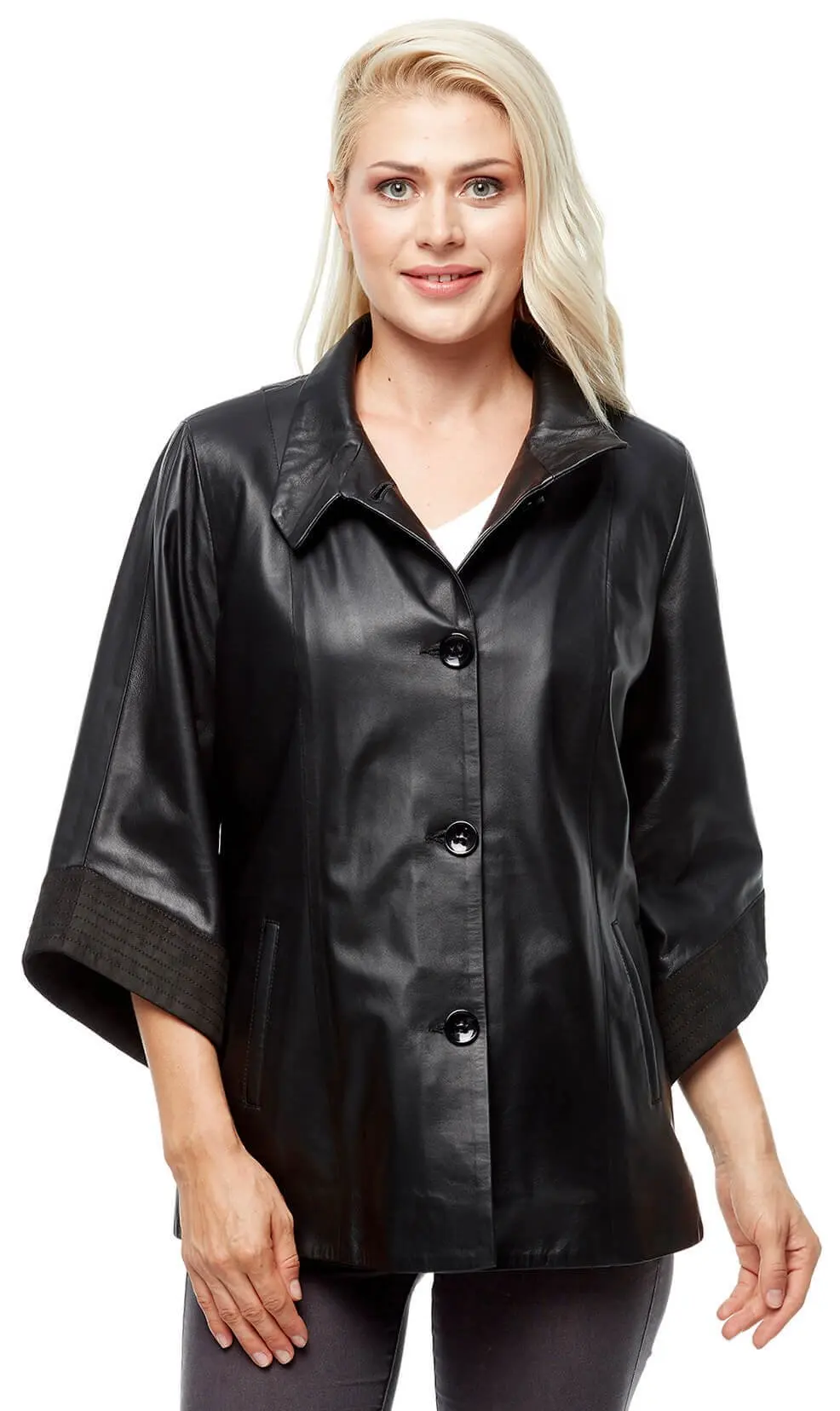 Jaket Wanita Kulit Asli Mantel Kulit Domba Domba Musim Gugur Musim Dingin 2022 Ukuran Besar Tipis Antik Pesepeda Gabi Hitam
