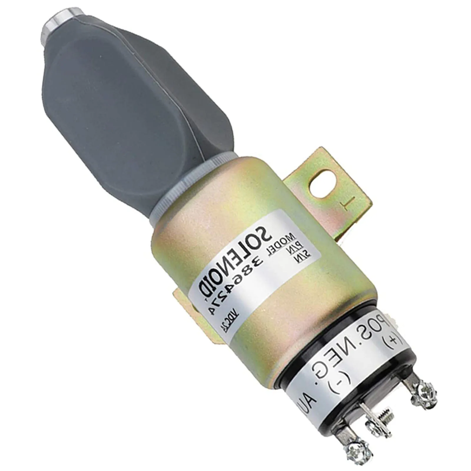 Fuel Shut Off Solenoid 1751-2467U1B1S5A 24V Compatible with Caterpillar Excavator E320 S6K E200B HD700-7 SK200-3 PC200-7 E70B