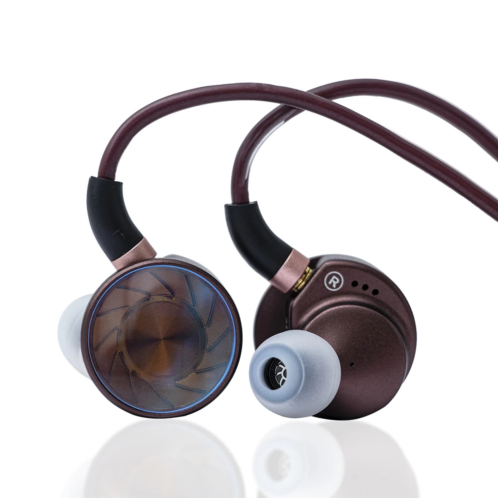 

7HZ Eternal HiFi 14.5mm LCD Polymer Diaphragm Driver In Ear Earphone CNC Aluminum Shell Optical Glass Faceplate