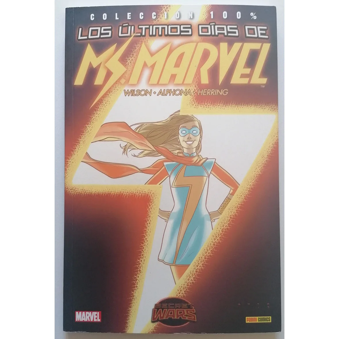 MARVEL, MS. MARVEL-the last days of MS. M. VOL 3 No. 3, ED. PANINI, year 2016, author ADRIAN ALPHONA, comic BOOK ESPAÑOLAÑOL