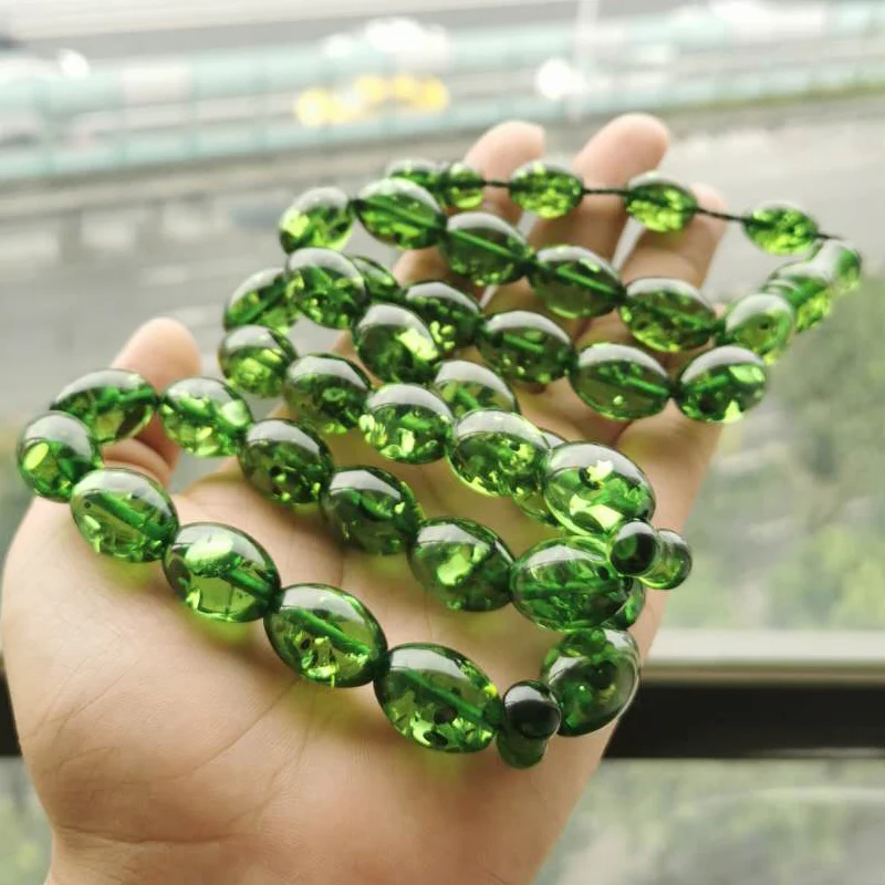 Green Resin Tasbih 33 Big size Prayer bead islamic Rosary Muslim Man turkish prayer beads Mastkhan arab jewelry Misbaha Eid gift