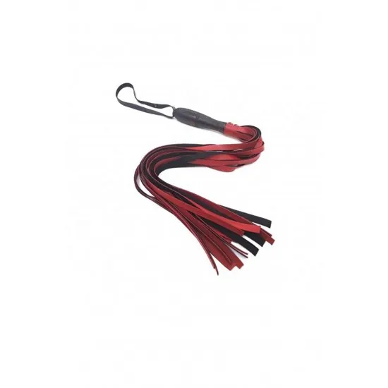 LOOK FOR YOUR WONDERFUL NIGHTS WITH ITS STUNNING COLOR Fancy Red Leather Whip  FREE SHIPPING