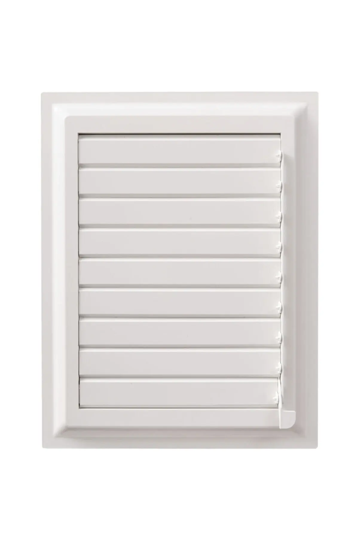 Plastic Bathroom Wc Ventilation Grille Shallow Moving Blinds Bathroom Blind with Fly Screen HAS THE FEATURE OF WHITE OUTER SIDE