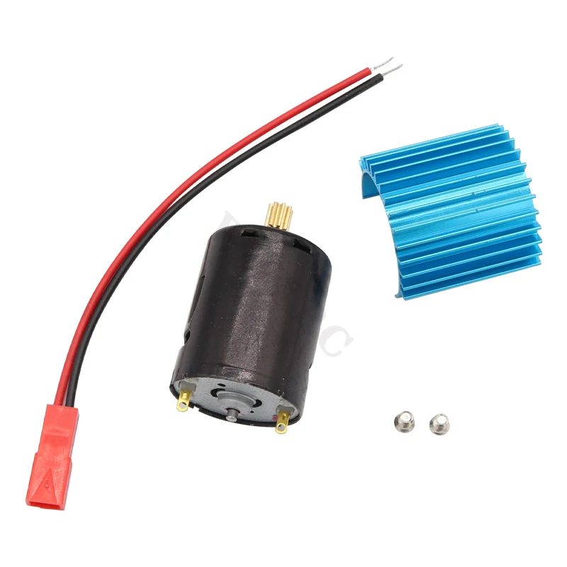 WWXRC 52000 rpm 370 High Speed Motor for WPL D12 D42 MN90 MN91 MN99 MN99S MN45 2 Speed Gearbox RC Airplane Truck Vehicle Parts