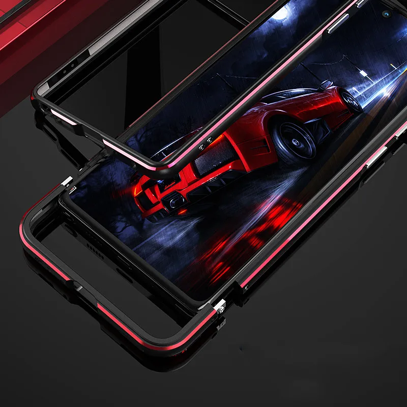 For Samsung Galaxy S22 S21 Ultra S22+ Note 20 Ultra Aluminum metal bumper Frame Slim Cover phone case+ carmera Protector