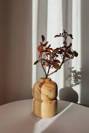 

Wooden Vase Scandinav Decoration Home Soft Furnishings Environmentally Friendly Vase Home Ornaments Creative Nostalgic