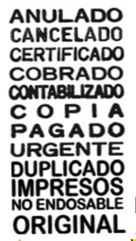 Sello multiformula 12 textos tinta automatico 4 mm TAMPON IMPRENTILLA OFICINA SELLAR