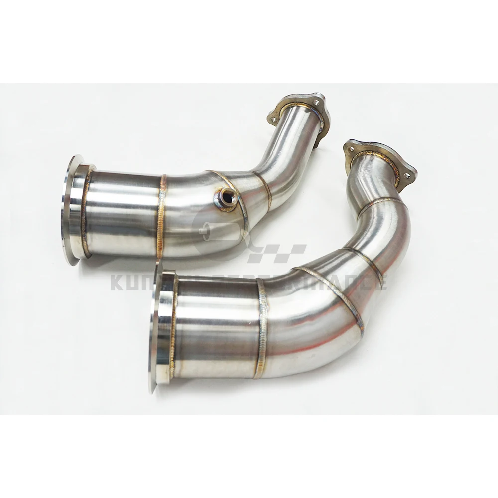 KUNGFU PERFORMANCE Stainless Steel 304 Exhaust Downpipe For Au di RS4 RS5 B9 2.9T 2018+