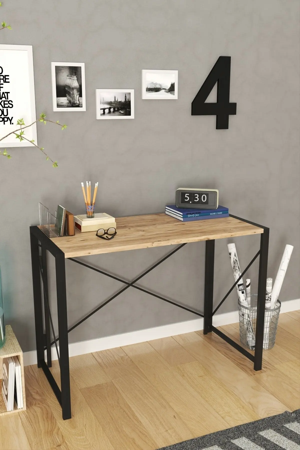 Work Foldable Study Computer Drawing Desk Private Room Young Organizer Practical Quick 2021 Fashion Luxury Stylist