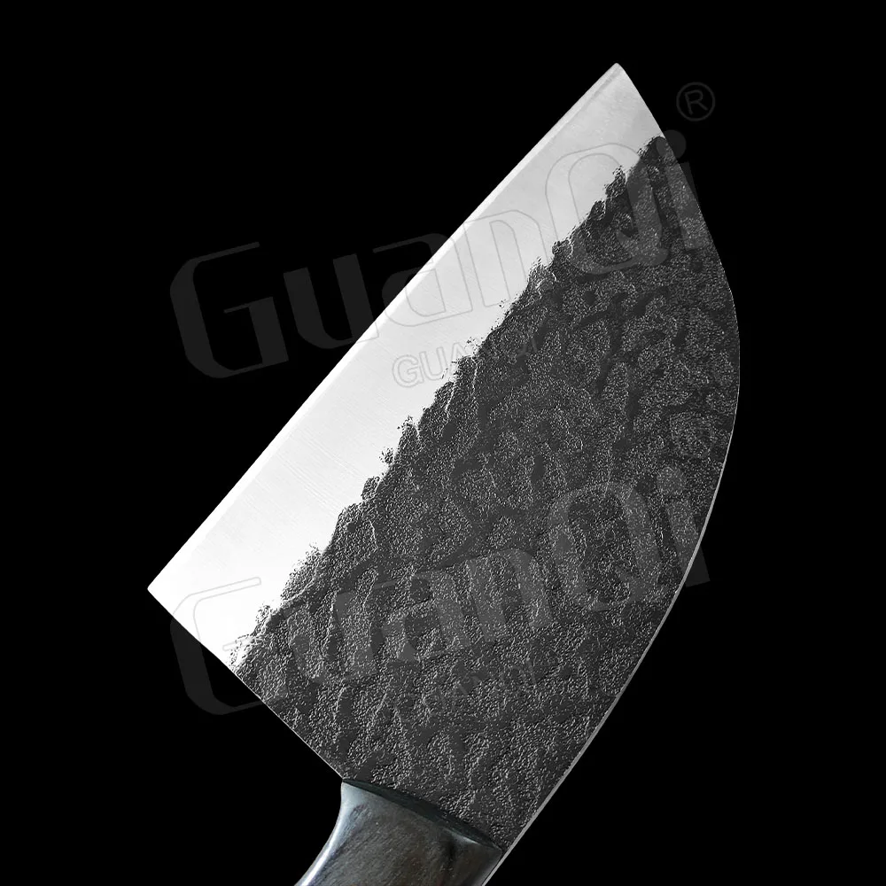 High Carbon 5Cr15Mov Steel Kitchen Knife Wood Handle Butcher Knife Forged Cleaver Slicing Knife Traditional Bone Chopper Cooking