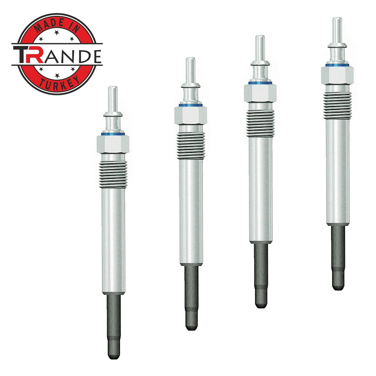 Trande Diesel Engine Heater Glow Plug 4 Pcs 11.5V For 0100226235 Made In Turkey Trande Store Guarantee