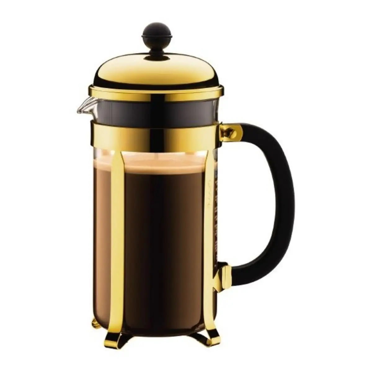 Bodum French Press, Original Denmark Coffee Maker, tea Brewer 350ml/1000ml Household Use Stainless Steel Glass Pot