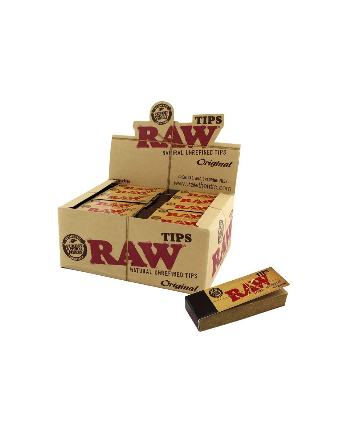 2500 RAW TIPS-50 cardboard filter books 6x cm (190gr)