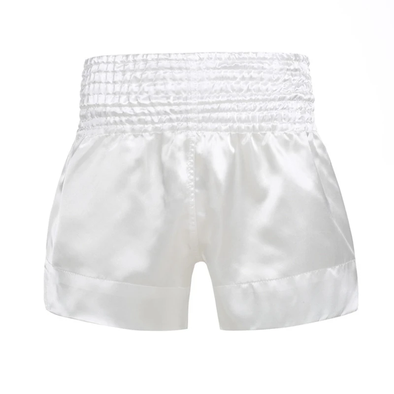 Short d'entraînement de boxe uni pour hommes, femmes, enfants, garçons, filles, sans logo, pantalon de boxe, MMA, vêtements Muay Thay