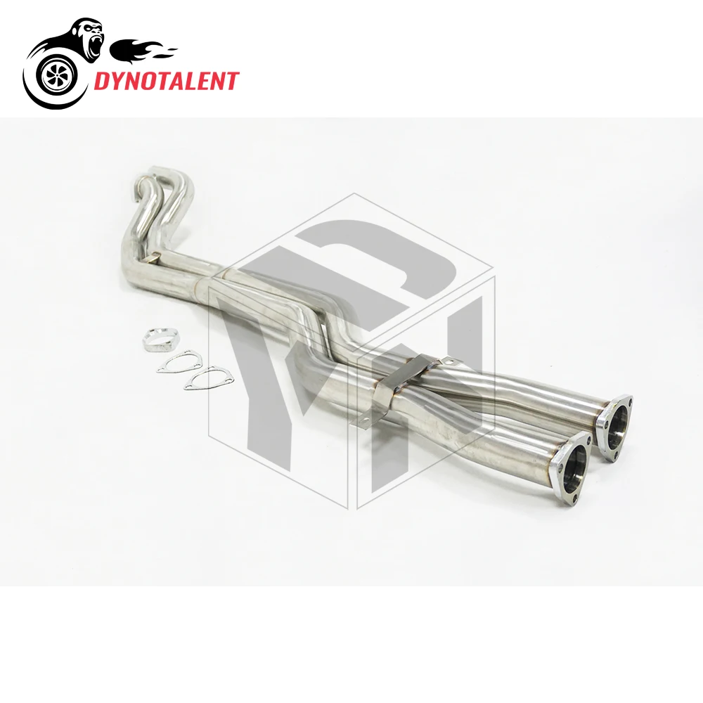 DYN RACING SS304 High Flow Performance  B M W E46 M3 Middle Exhaust Pipes 2001-2006