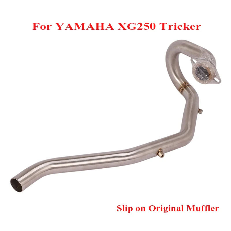 

Slip on System Motorcycle Exhaust Front Header Pipe Connector Link Tube for YAMAHA XG250 Tricker