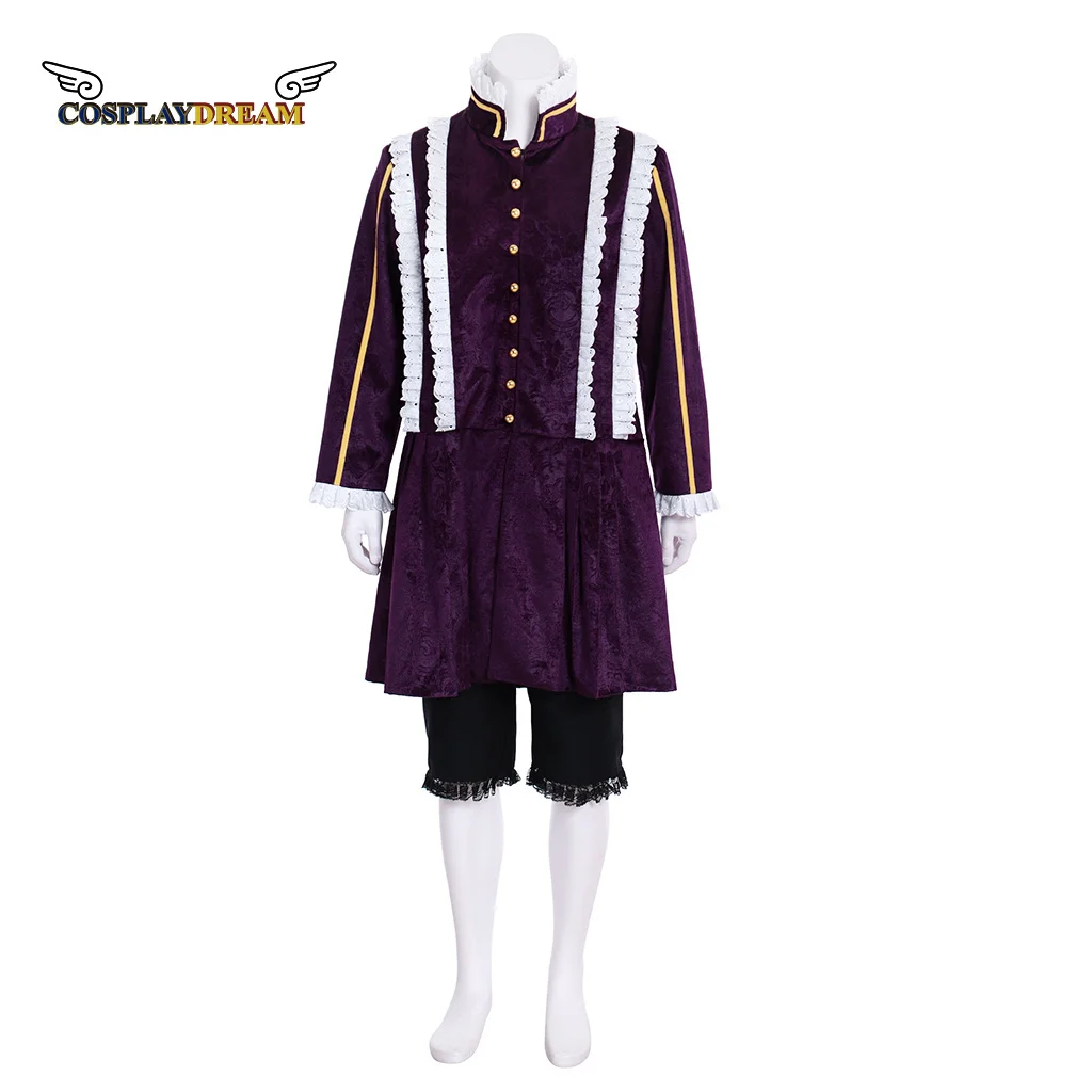 

Dreamcosplay Medieval Tudor Elizabethan King Henry VIII Cosplay Costume Adult Renaissance Tudor Knight Lord Outfit Halloween