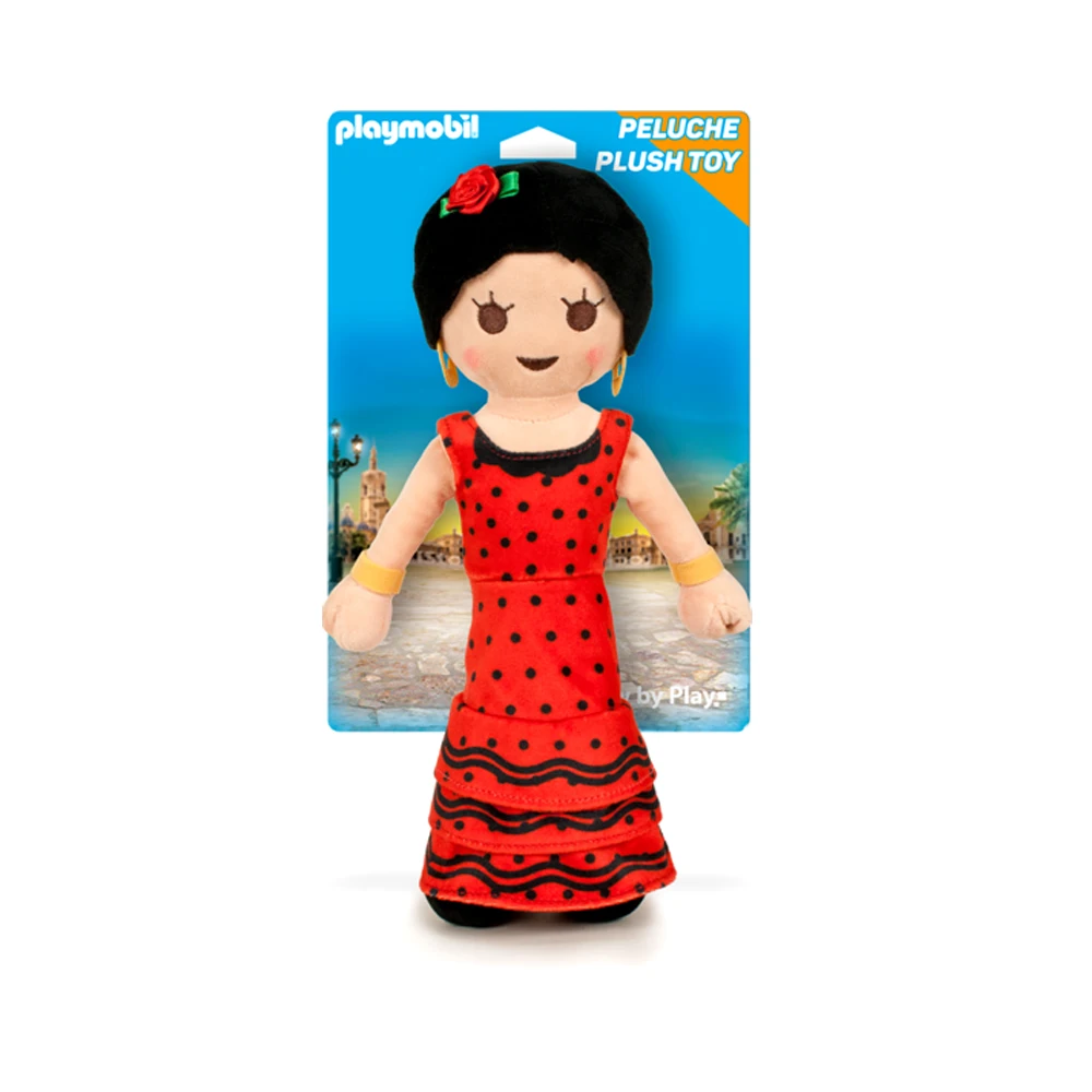 Plush Playmobil Andaluza 30cm Deluxe Edition, 760016280, Original license, flamenco, Sevillian, faralaes, April fair, gift, girl, boy